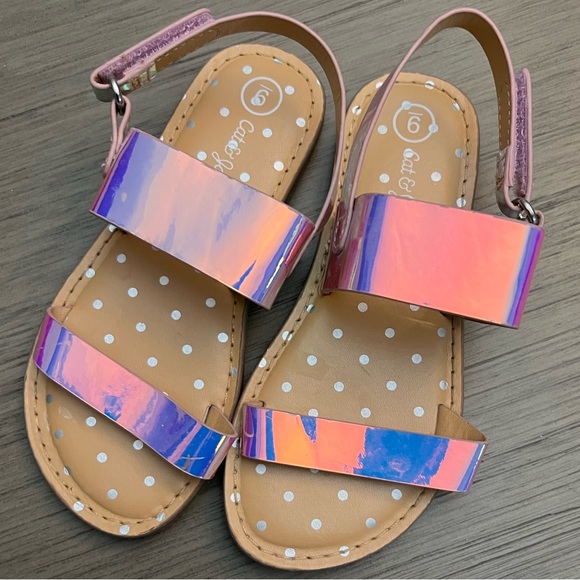 5/$7 💰 Cat & Jack Girls Sandals - size 9 - Picture 6 of 10